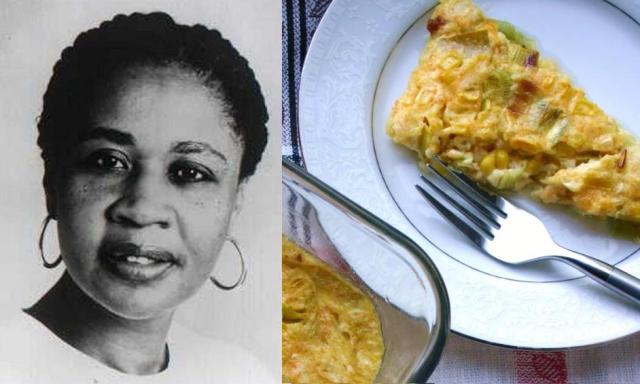 Jamaica Kincaid: Cheddar Leek Corn Pudding