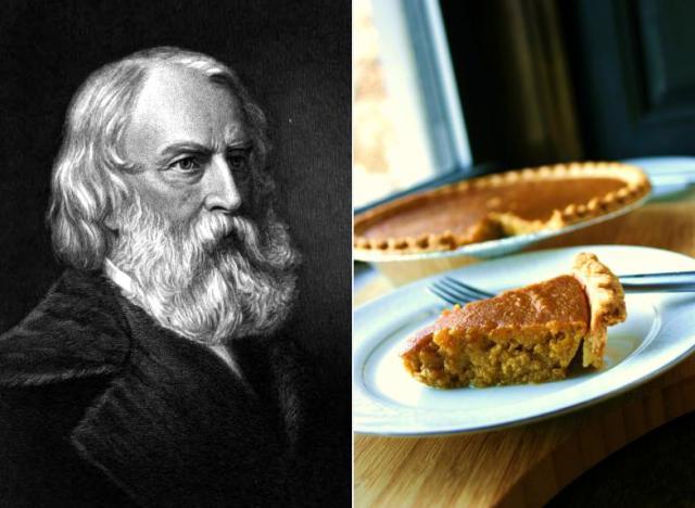 Henry Wadsworth Longfellow - Molasses Pumpkin Pie