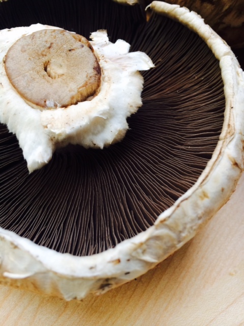 Marinated mushroom salad with spiced yogurt recipe